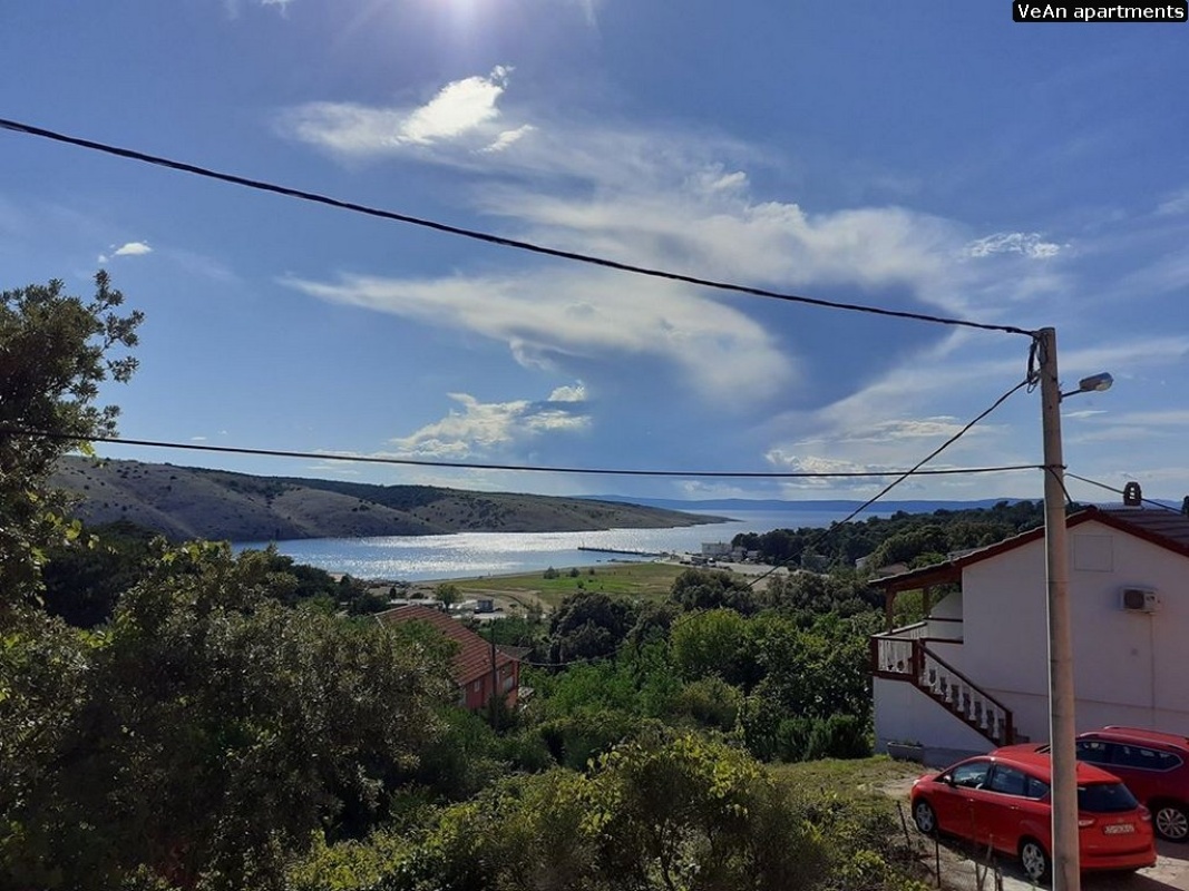 VeAn apartman A4 s pogledom na more, do 5 osoba, parking, wifi - Lopar